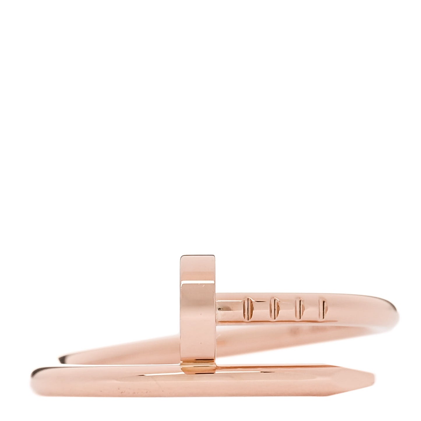 18K Pink Gold Small Juste Un Clou Ring 51 5.75