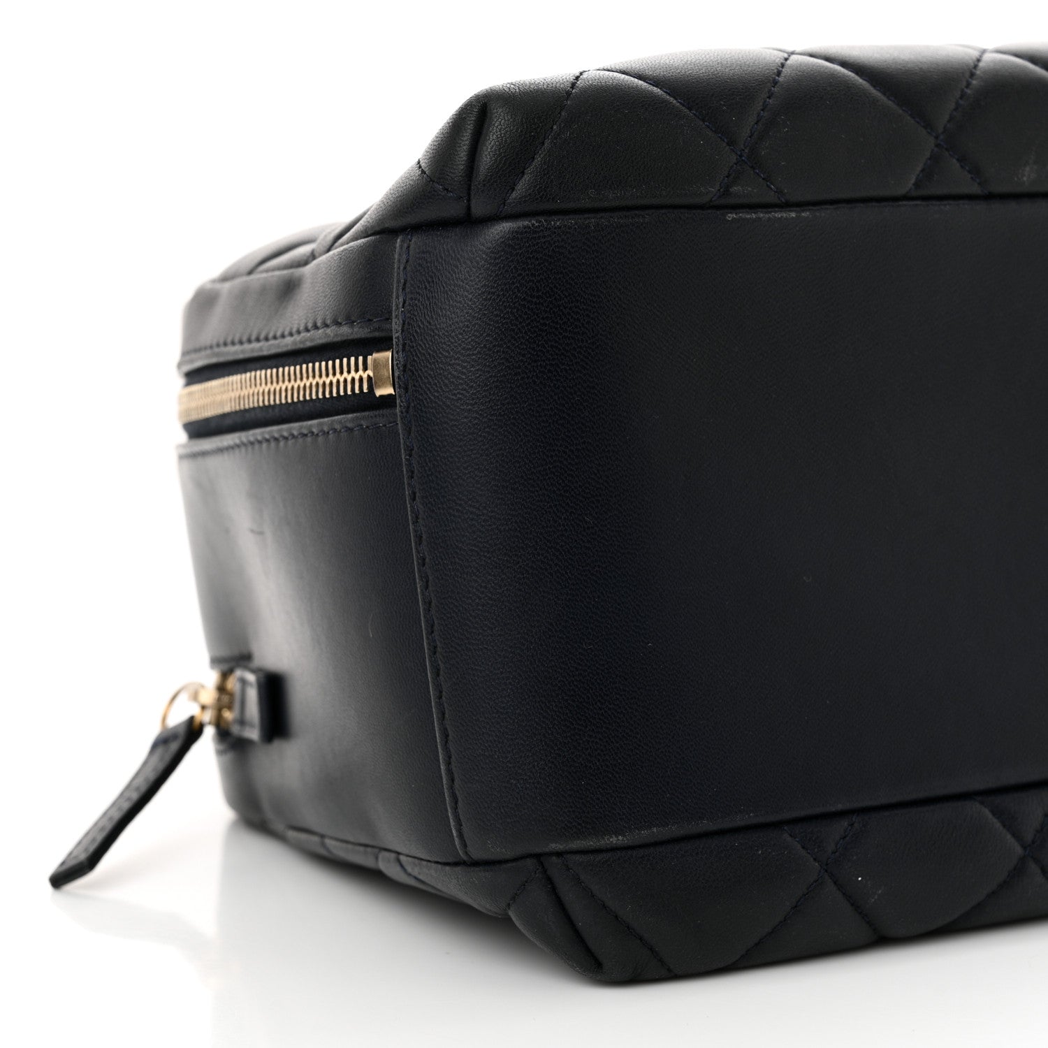 Chanel Lambskin Quilted Medium Trendy CC Bowling Bag Navy 9 of 16