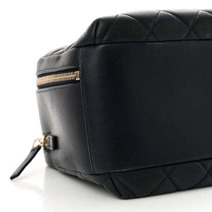 Chanel Lambskin Quilted Medium Trendy CC Bowling Bag Navy 9 of 16