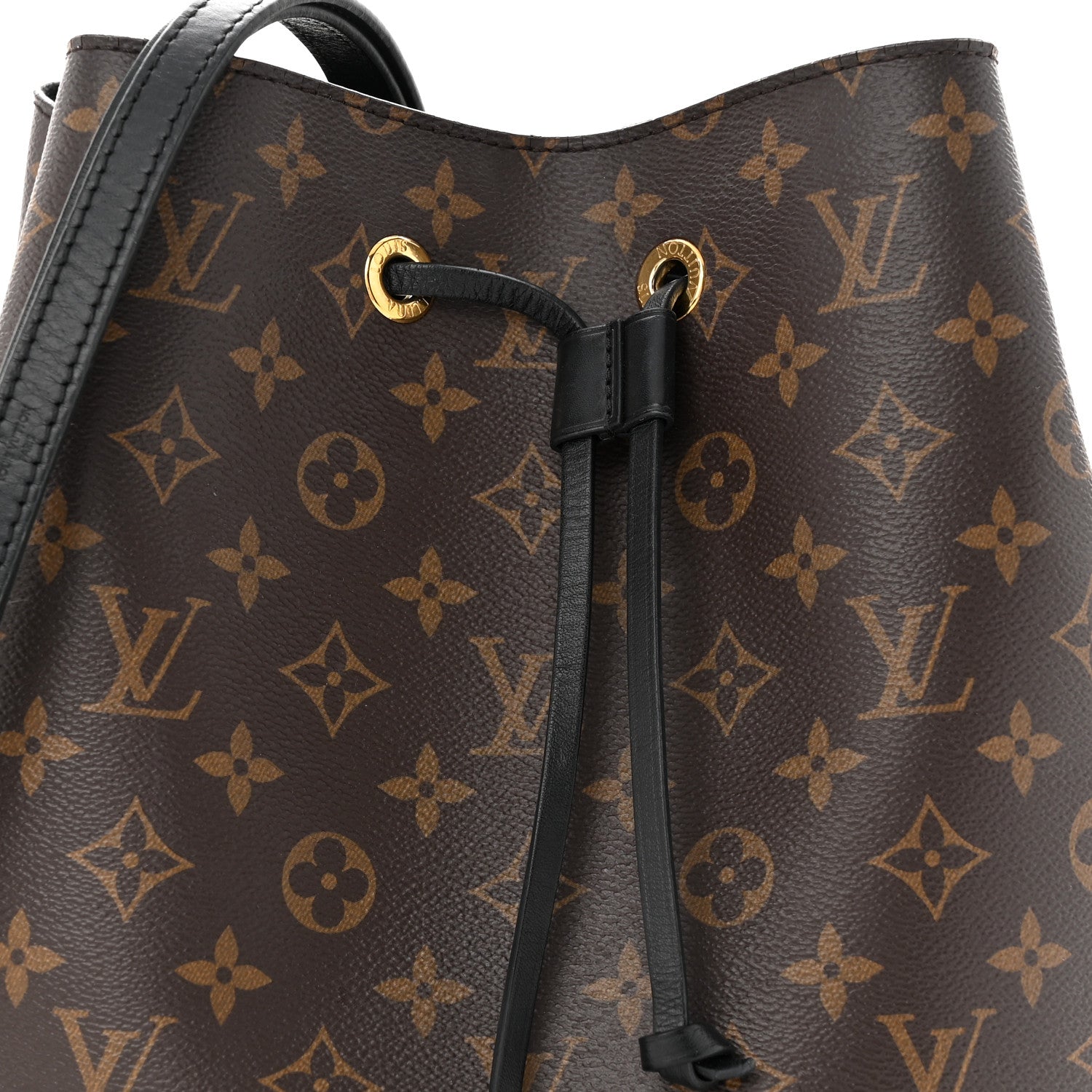 Louis Vuitton Monogram Neonoe MM Black 7 of 9