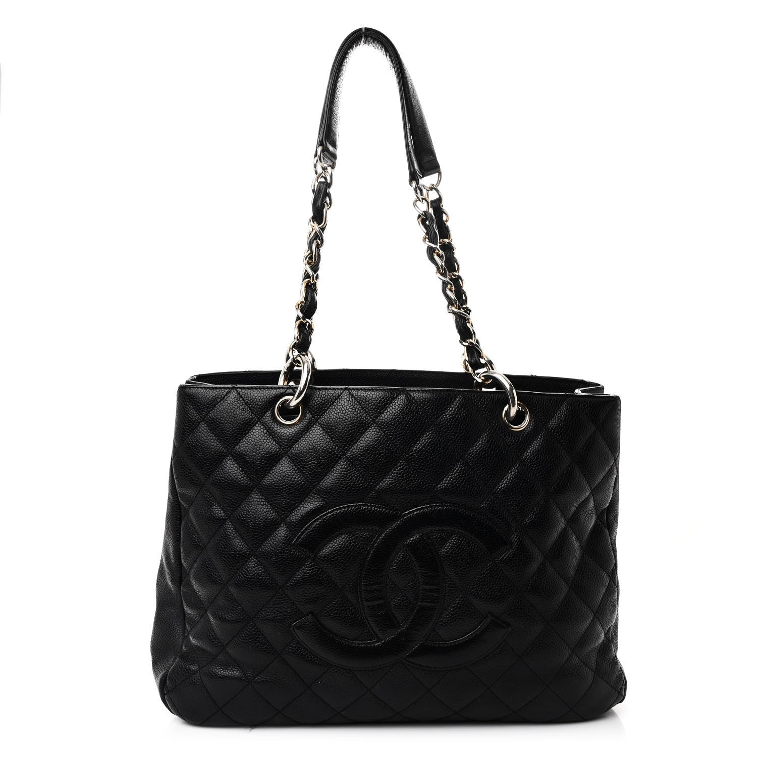 Chanel Caviar Quilted Grand Shopping Tote GST Black 1 of 12