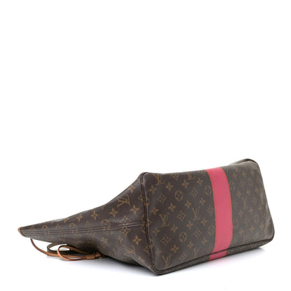 Louis Vuitton Monogram My LV Heritage Neverfull MM Fuchsia Rouge 3 of 10