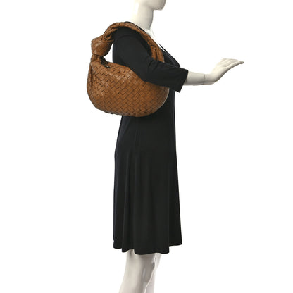 Bottega Veneta Nappa Intrecciato Teen Jodie Hobo Caramel 2 of 9