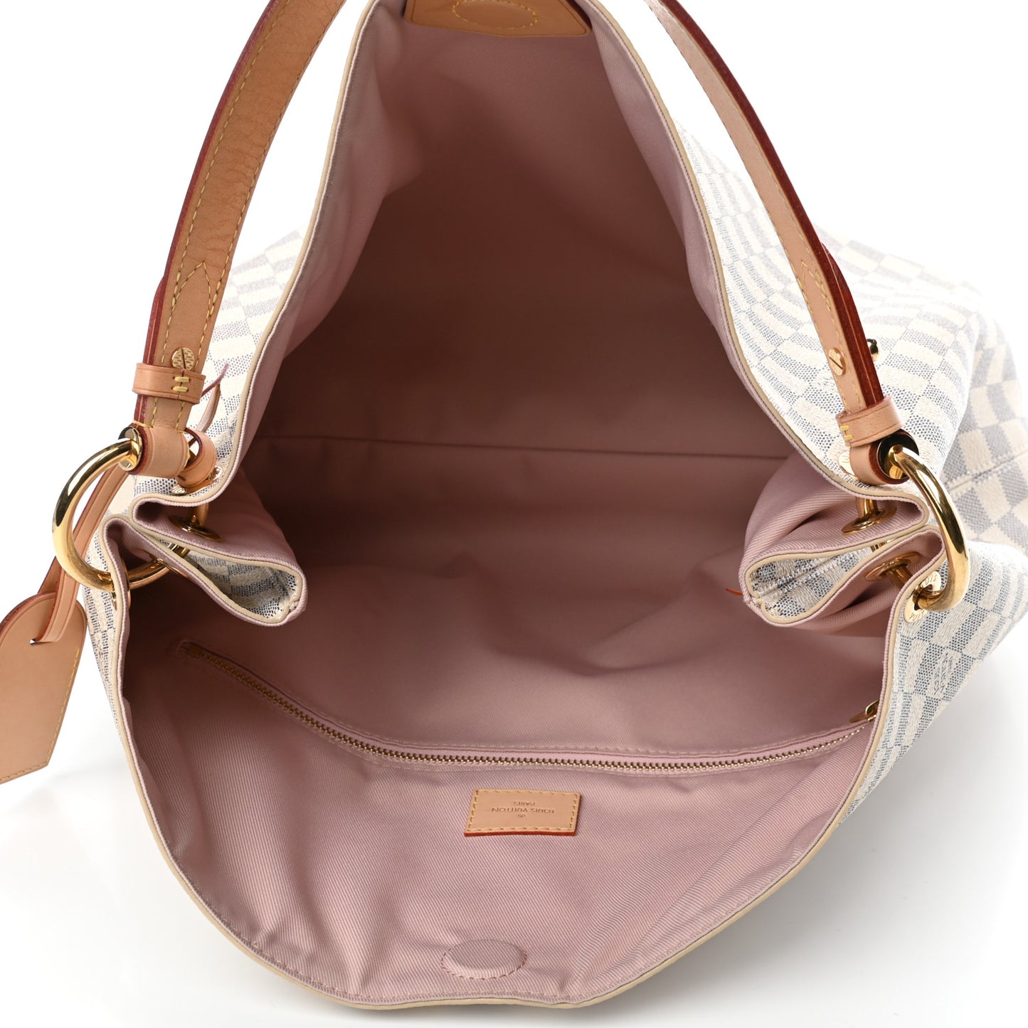 Damier Azur Graceful PM Rose Ballerine