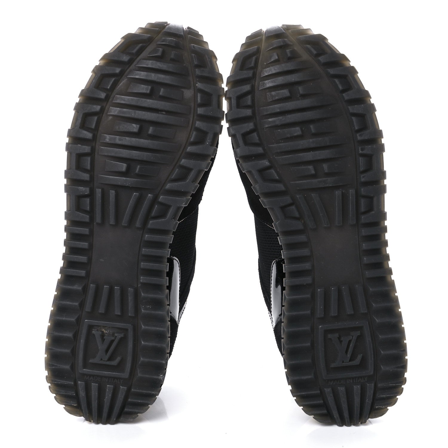 Louis Vuitton Suede Monogram Run Away Sneakers 36 Black 5 of 8