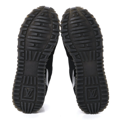 Louis Vuitton Suede Monogram Run Away Sneakers 36 Black 5 of 8
