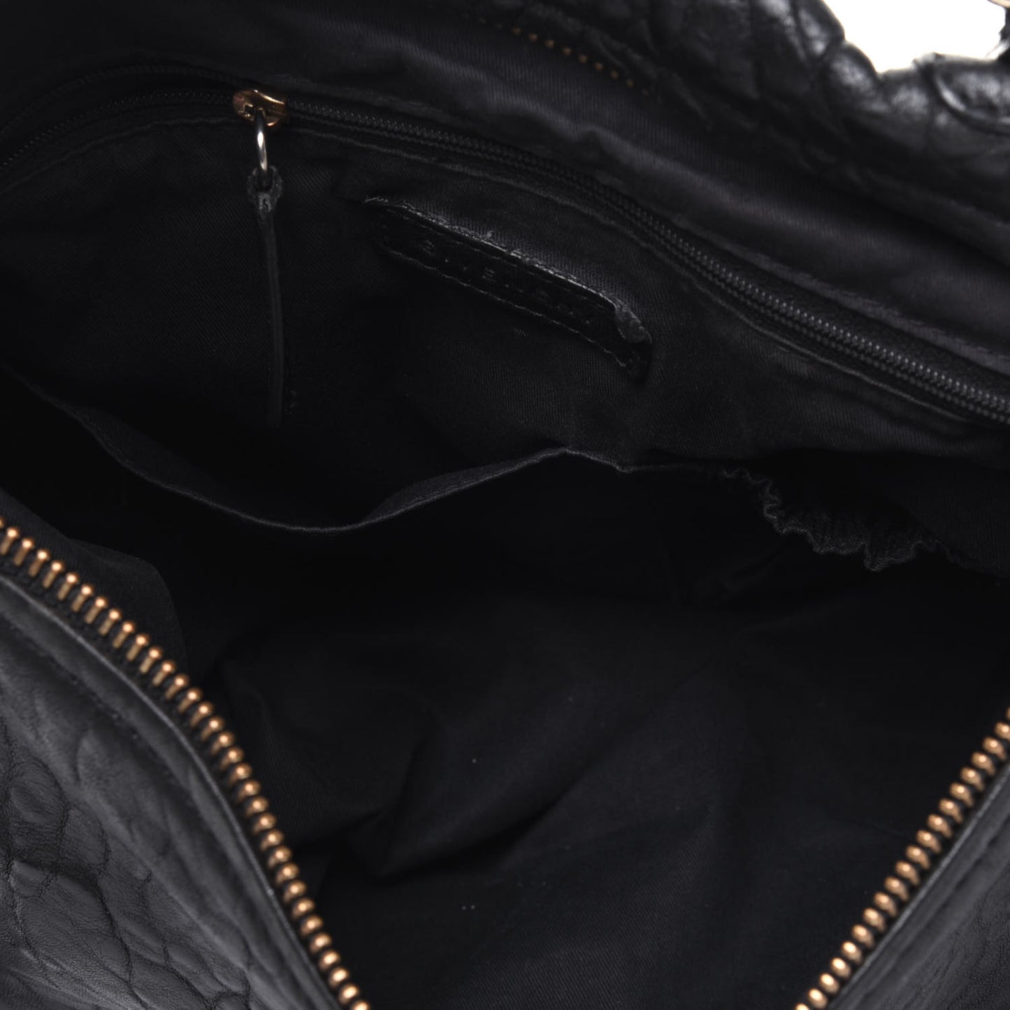 Pebbled Sheepskin Medium Pandora Black