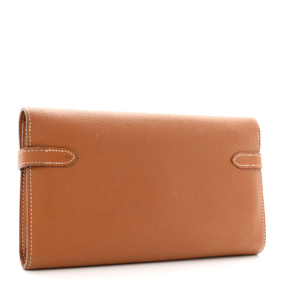 Hermes Epsom Kelly Longue Wallet Gold 3 of 7
