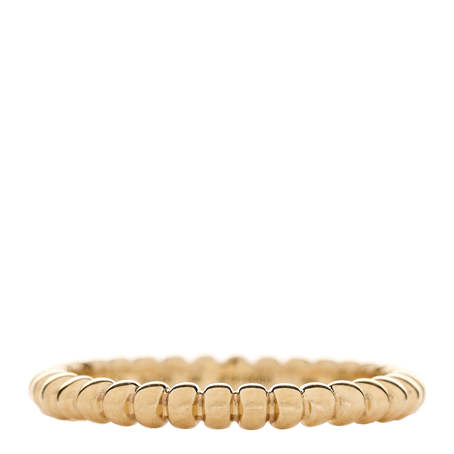 Van Cleef & Arpels 18K Yellow Gold Small Perlee Ring 48 4.5 3 of 5