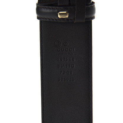 Gucci Soft Microguccissima Margaux Calfskin Belt 70 28 Testa di Moro 3 of 4