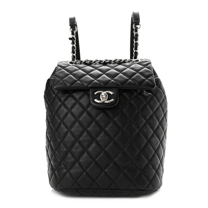 Chanel Lambskin Quilted Small Urban Spirit Backpack Black 1 of 10