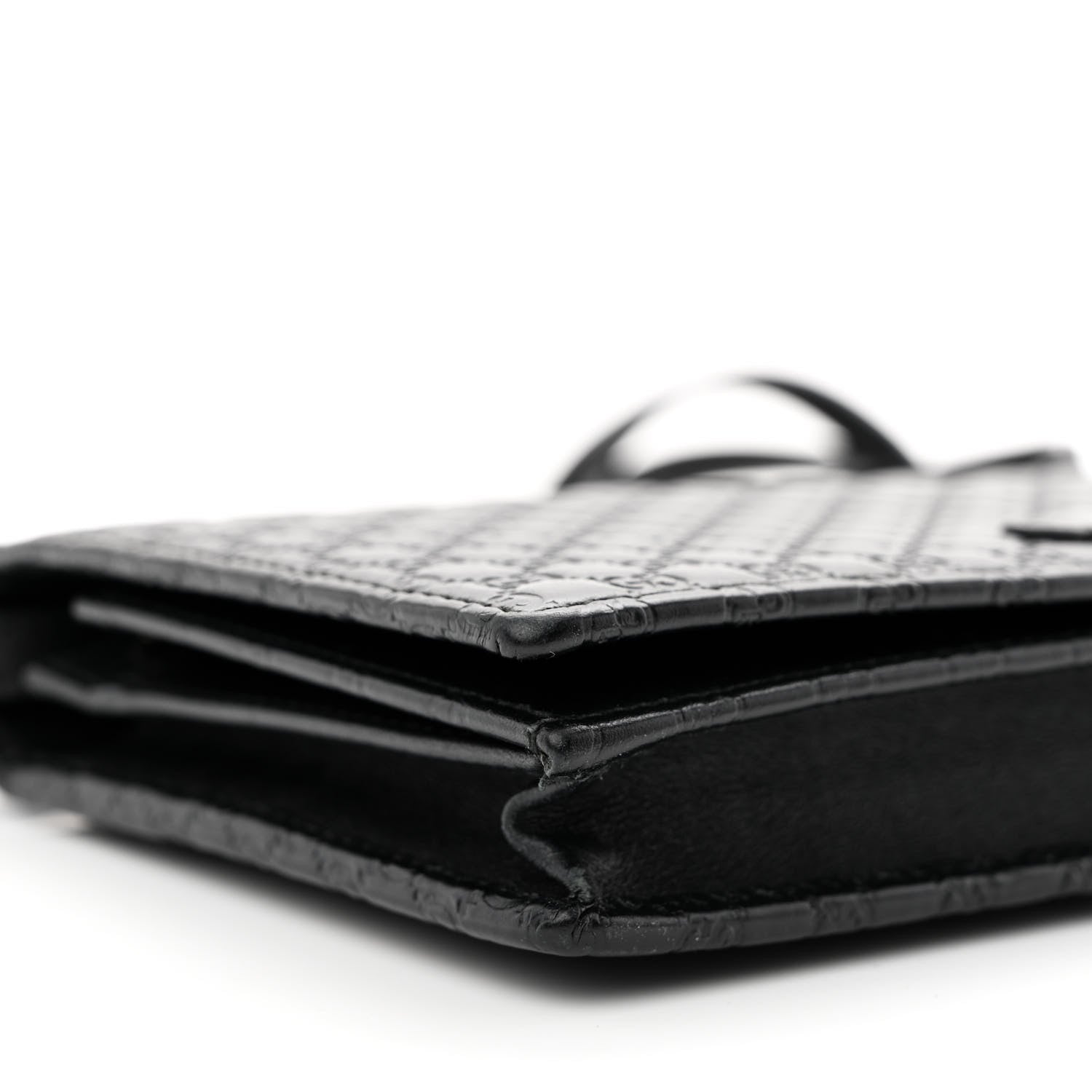 Gucci Microguccissima Crossbody Wallet Black 8 of 9