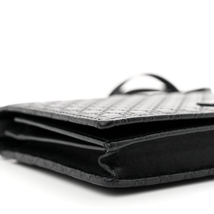 Gucci Microguccissima Crossbody Wallet Black 8 of 9