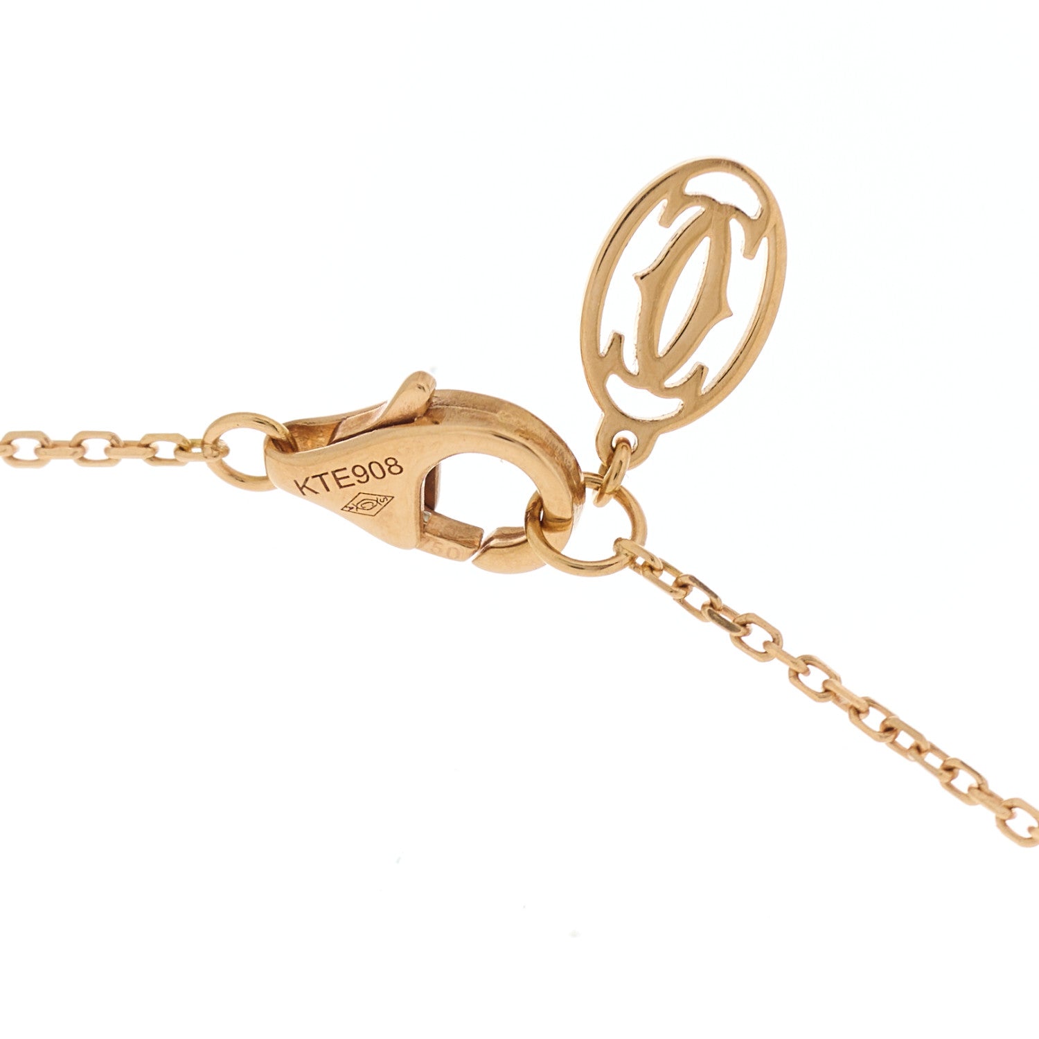 Cartier 18K Pink Gold Diamond XS D'Amour Pendant Necklace 5 of 5