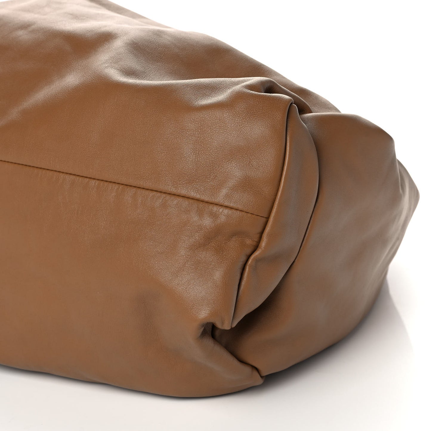 Smooth Butter Calfskin Large The Shoulder Pouch Cammello