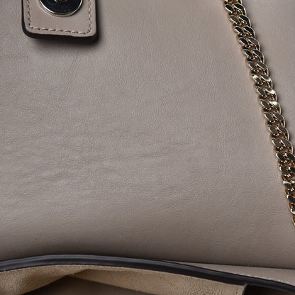 Chloe Suede Calfskin Small Faye Shoulder Bag Motty Grey 11 of 12