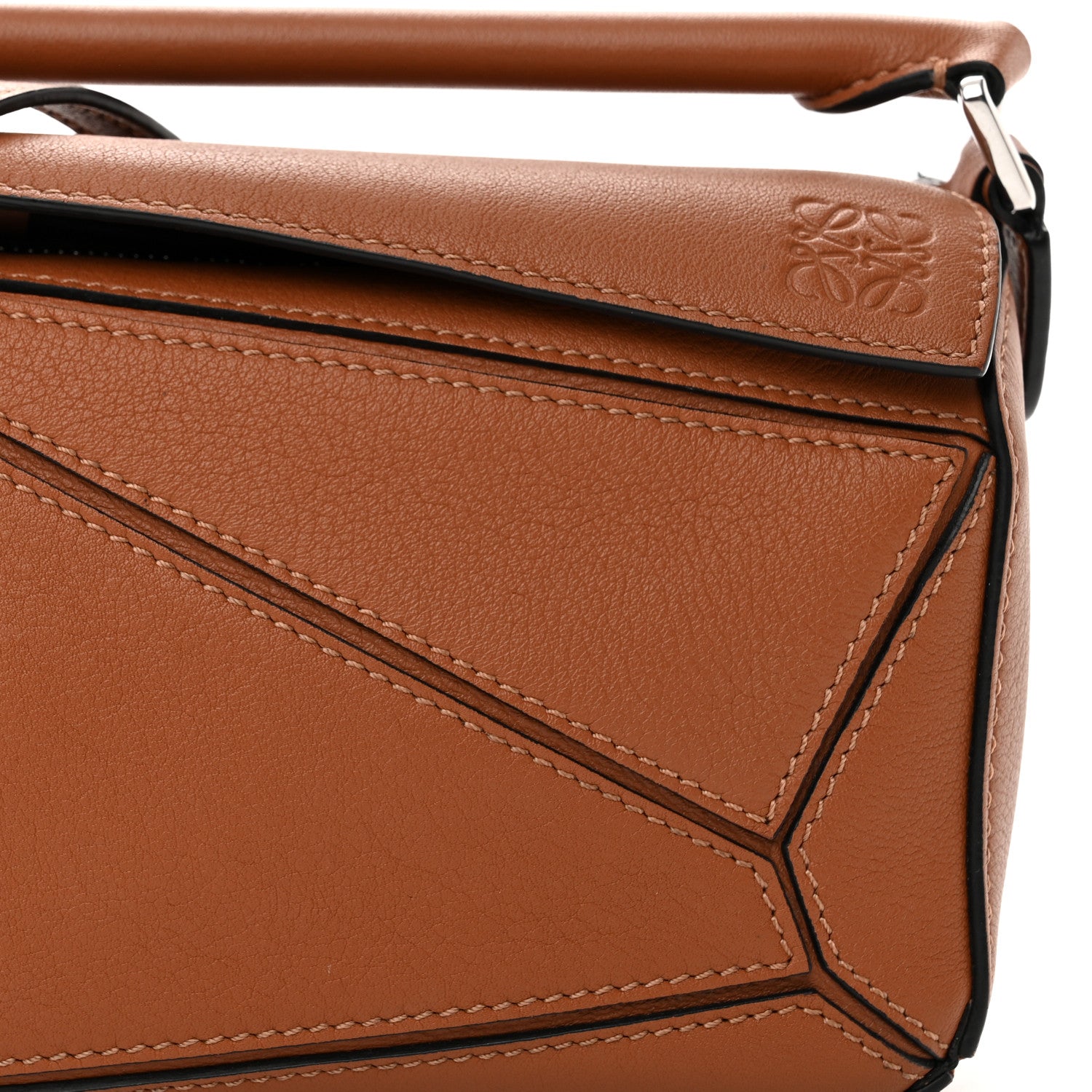 Loewe Calfskin Mini Puzzle Bag Tan 8 of 10