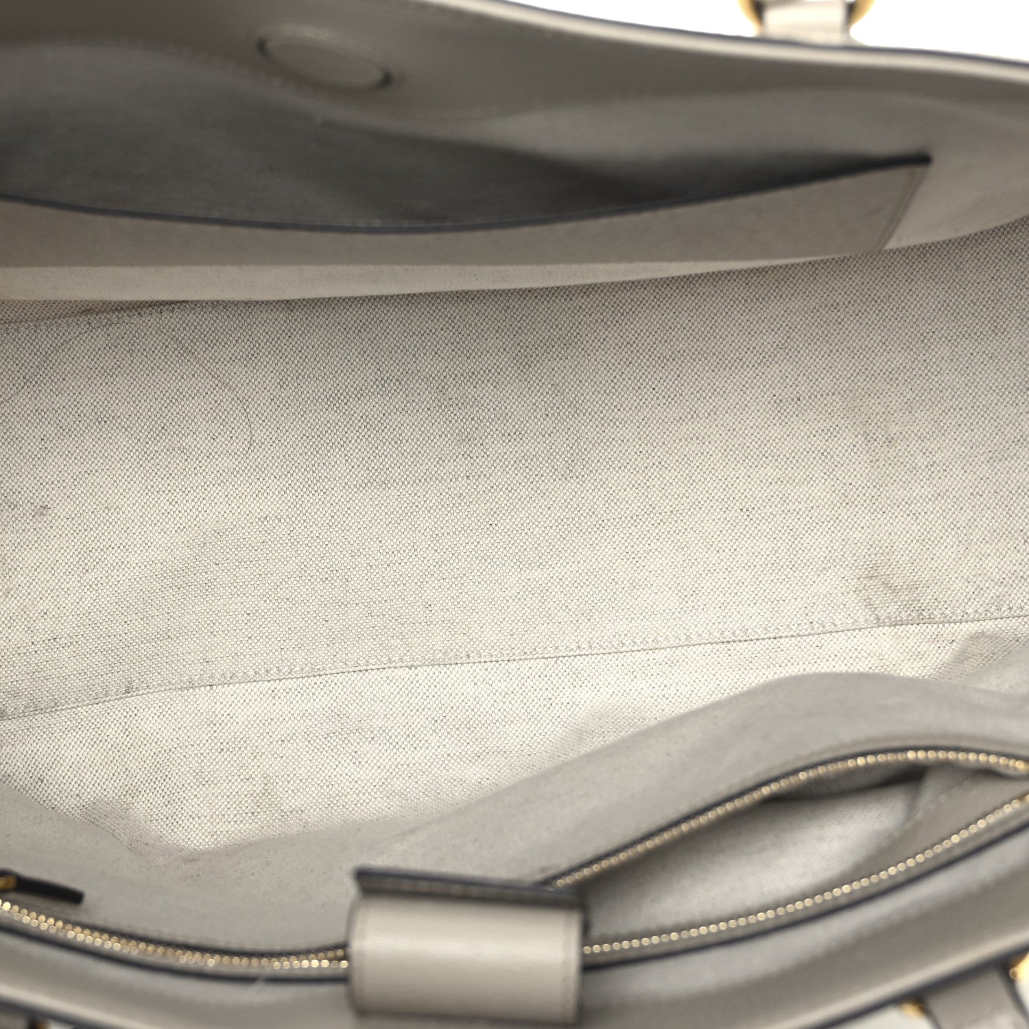 Gucci GG Supreme Monogram Textured Dollar Calfskin Web Large Ophidia Shopping Tote Beige Mystic White Oatmeal 5 of 12