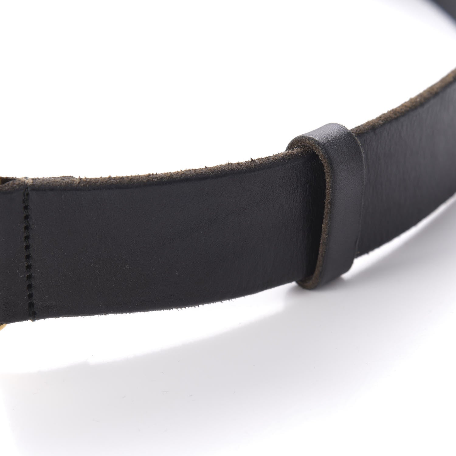 Gucci Faded Calfskin Double G 40mm Belt 85 34 Black 5 of 6