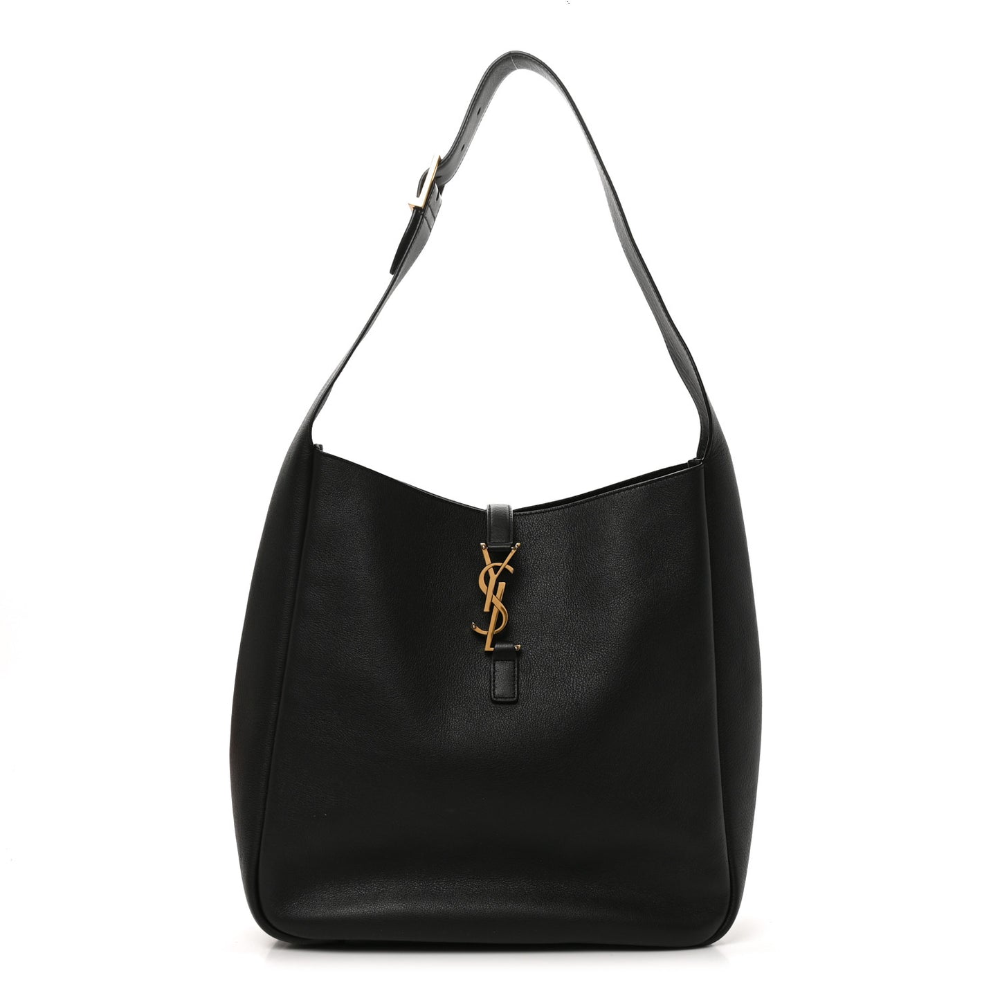Smooth Calfskin Large Le 5 A 7 Soft Hobo Black