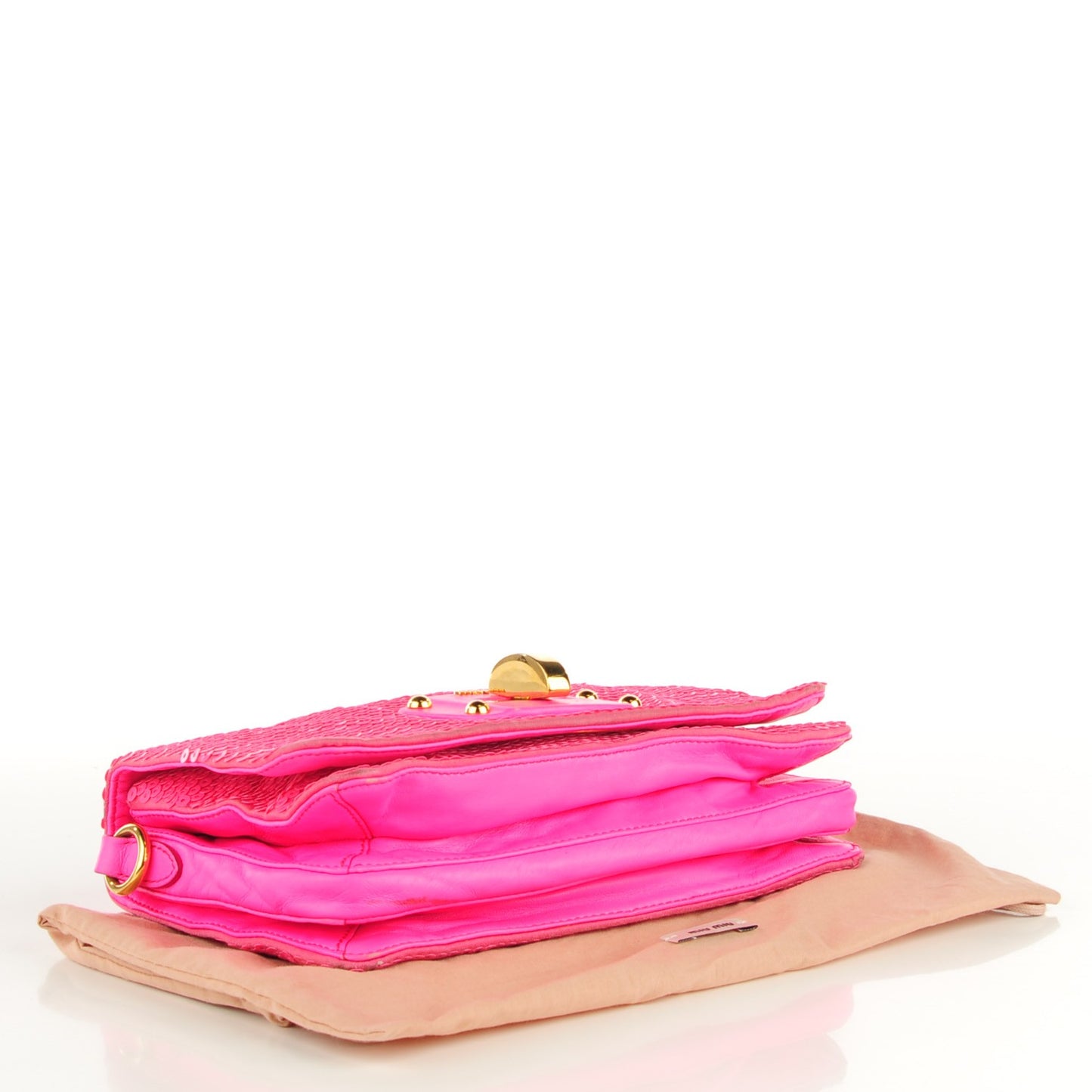 Sequined Crossbody Bag Pink