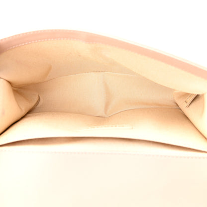 Chanel Lambskin Chevron Chain Stitched Medium Boy Flap Beige 5 of 10