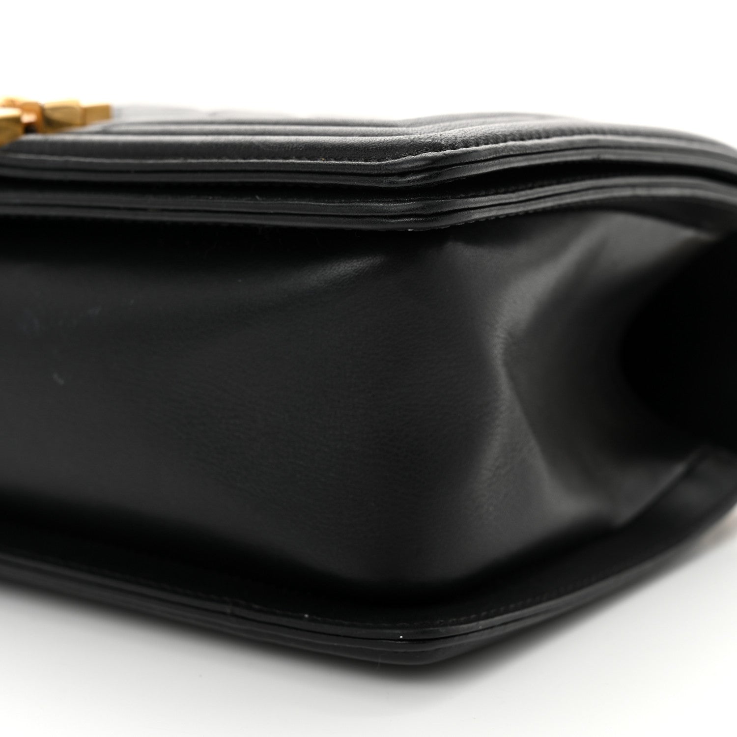 Chanel Lambskin Quilted Medium Boy Flap Black 10 of 12