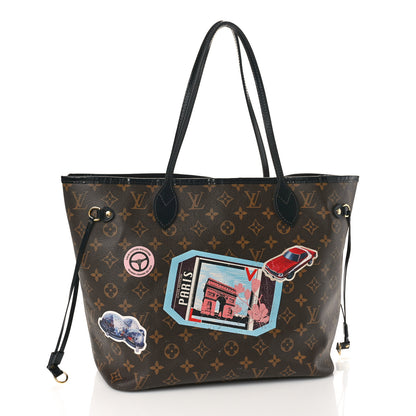 Louis Vuitton Monogram My LV World Tour Neverfull MM 4 of 9