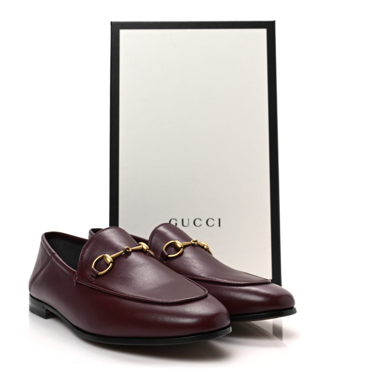 Lambskin Womens Brixton Horsebit Loafers 39 Vintage Bordeaux