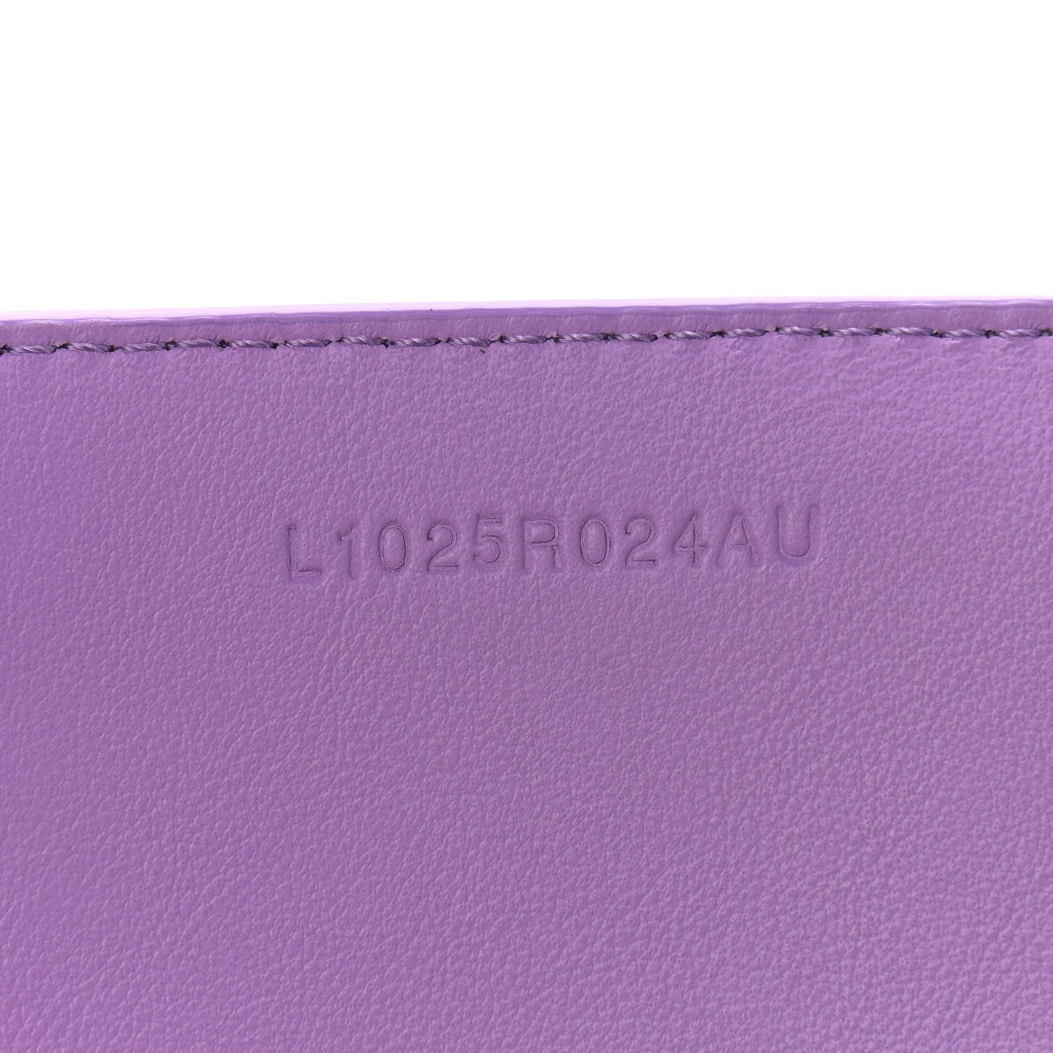 Tom Ford Calfskin Perforated Mini Logo Tote Purple 7 of 9