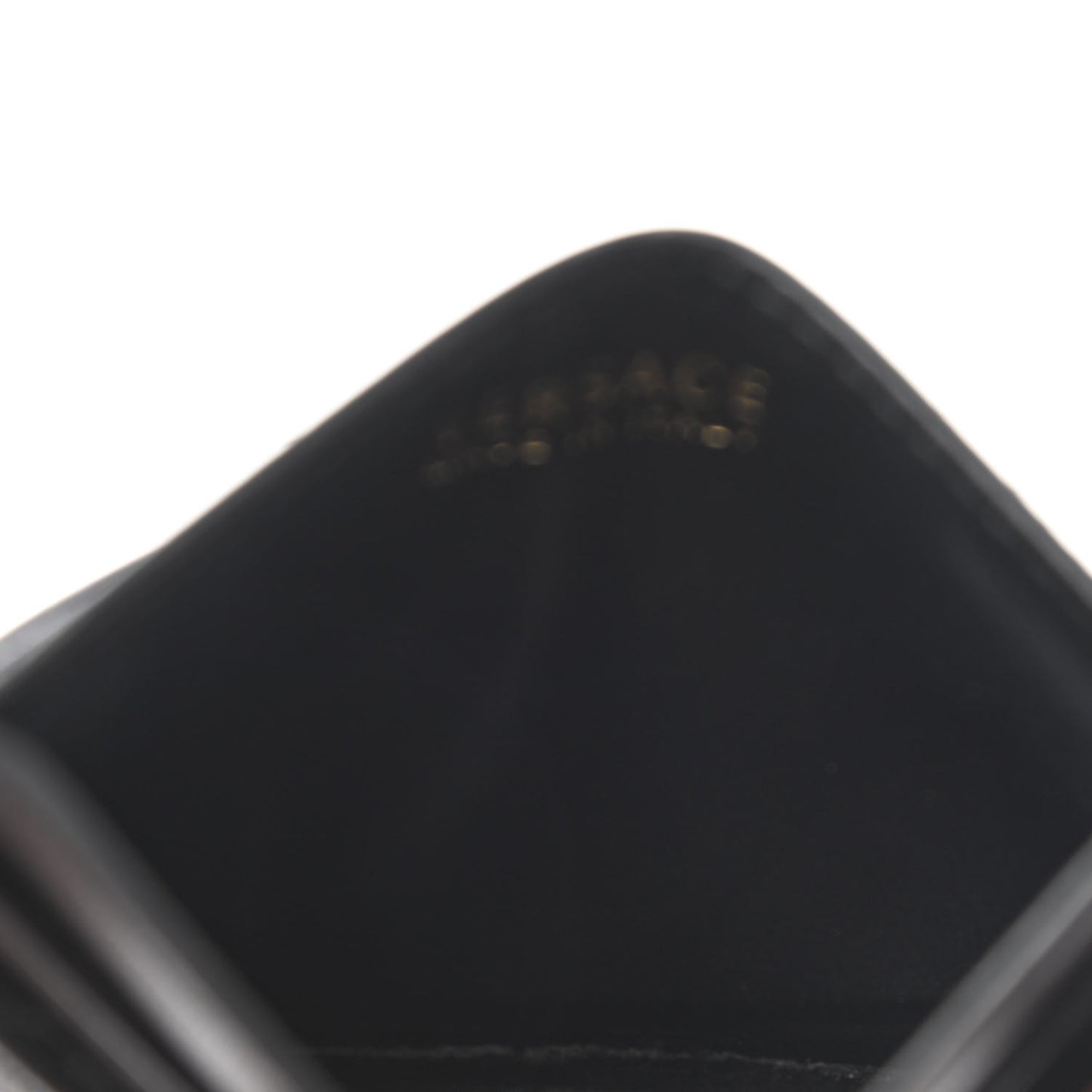 Calfskin Quilted Medusa Card Holder Black