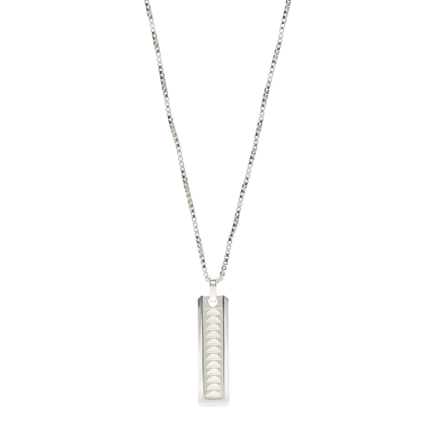 Tiffany Sterling Silver Paloma Caliper Bar Pendant Necklace 1 of 7