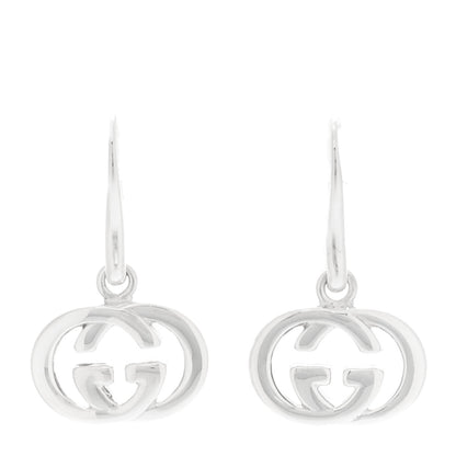 Gucci Sterling Silver Britt Drop Earrings 1 of 5