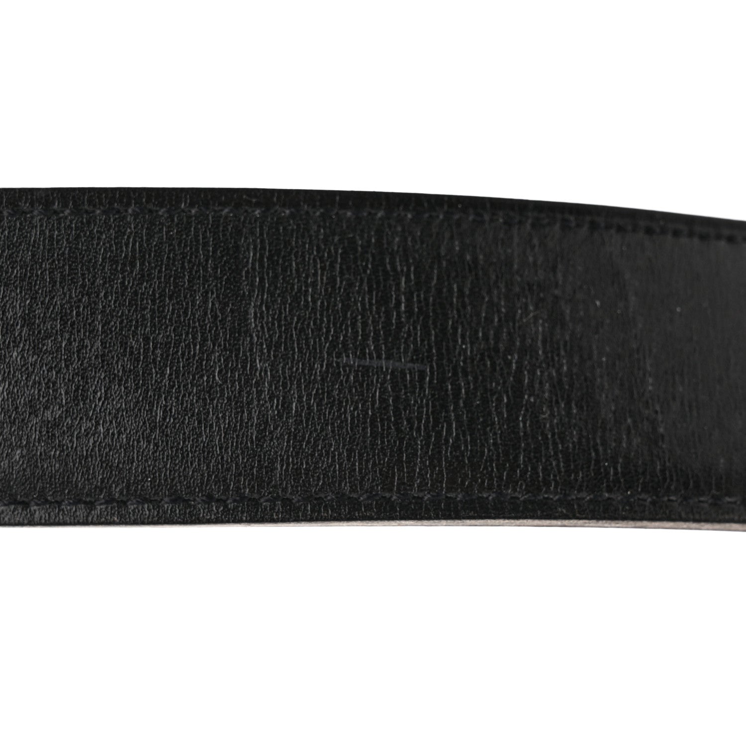 Hermes Box Courchevel Belt Strap 75 30 Black Noisette 8 of 8