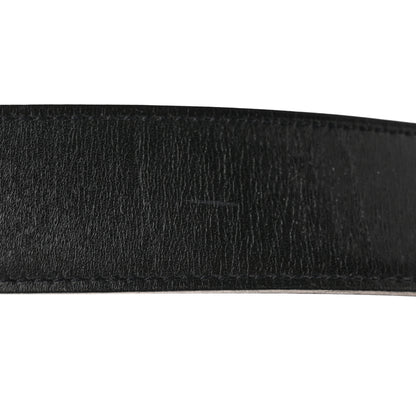 Hermes Box Courchevel Belt Strap 75 30 Black Noisette 8 of 8