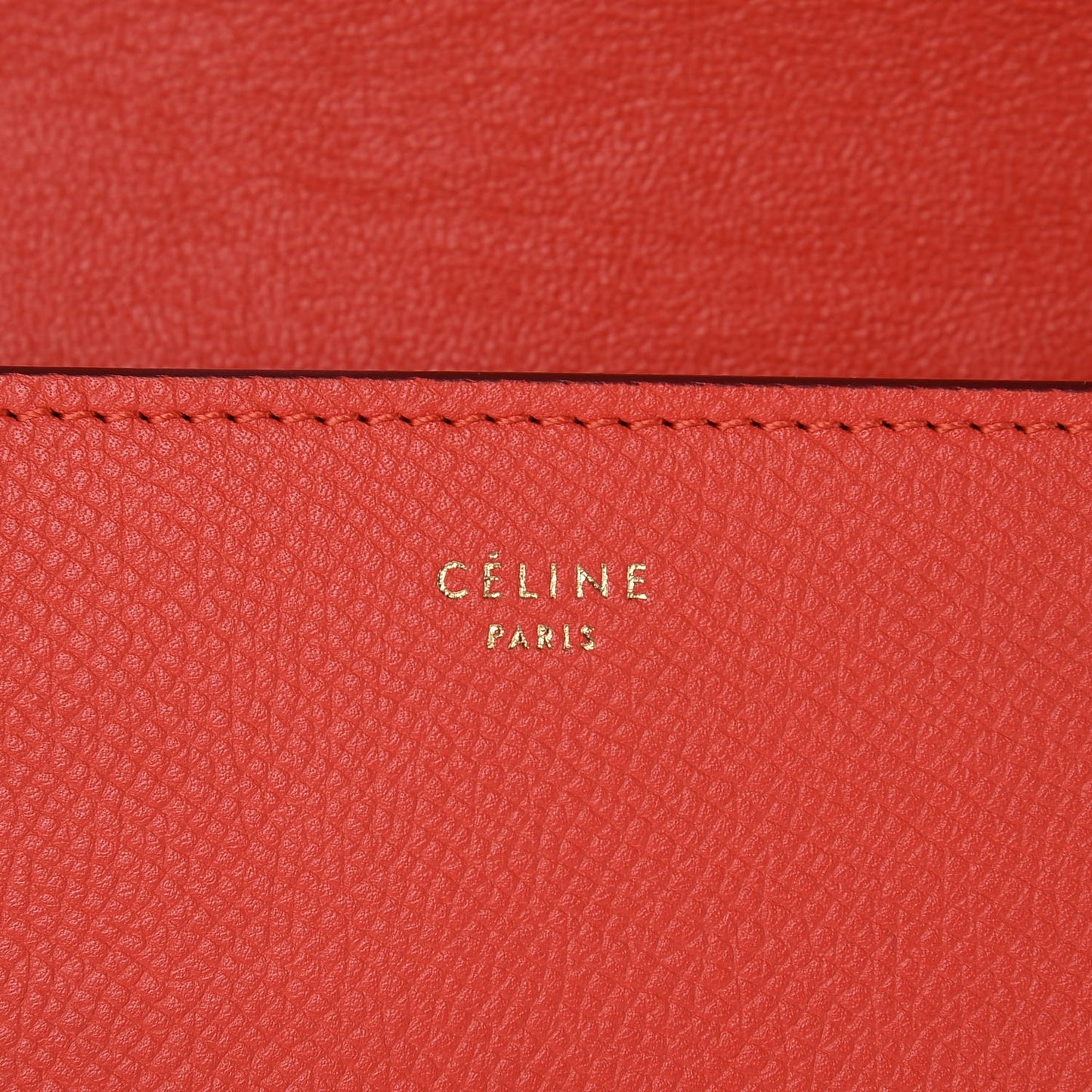 Baby Grained Calfskin Medium Symmetrical Bag Vermillion