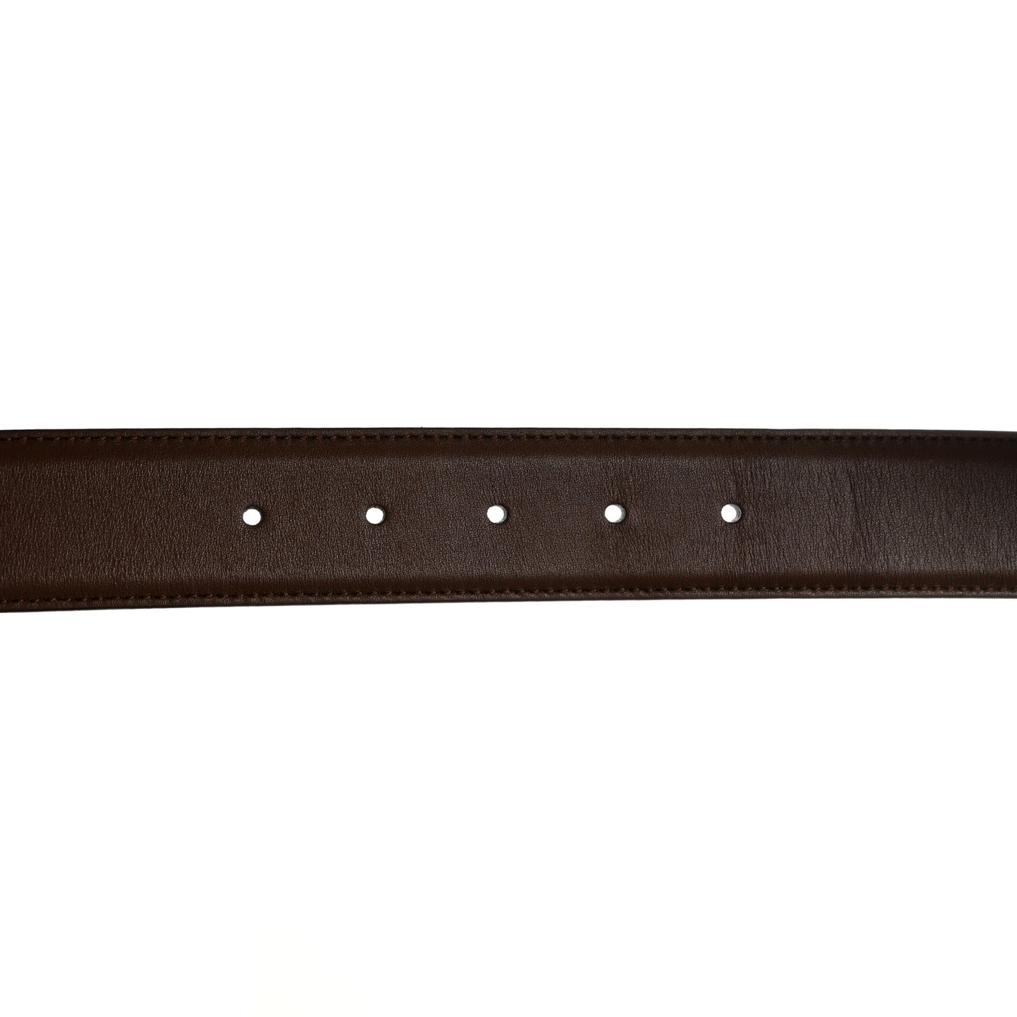 Calfskin Interlocking G 37mm Belt 85 34 Nut Brown