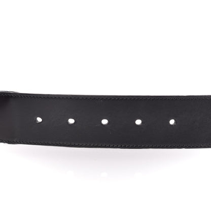 Gucci Nylon Calfskin Double G Web 40mm Belt 80 32 Blue Red Black 4 of 7