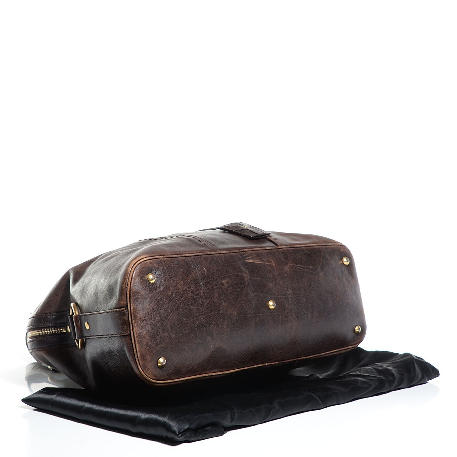 Saint Laurent Calfskin Oversized Muse Brown 4 of 9