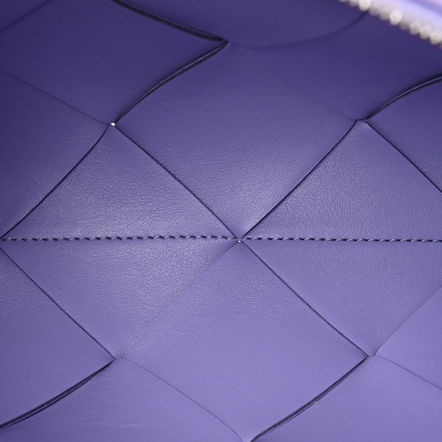 Lambskin Maxi Intrecciato Small Cassette Camera Bag Wisteria