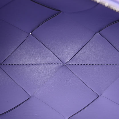 Bottega Veneta Lambskin Maxi Intrecciato Small Cassette Camera Bag Wisteria 5 of 9