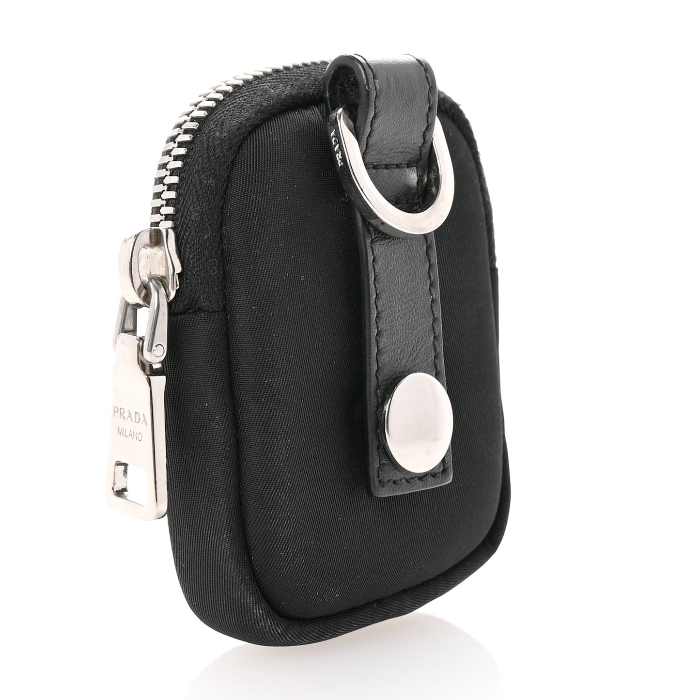 Nylon Triangle Monolith Pouch Black