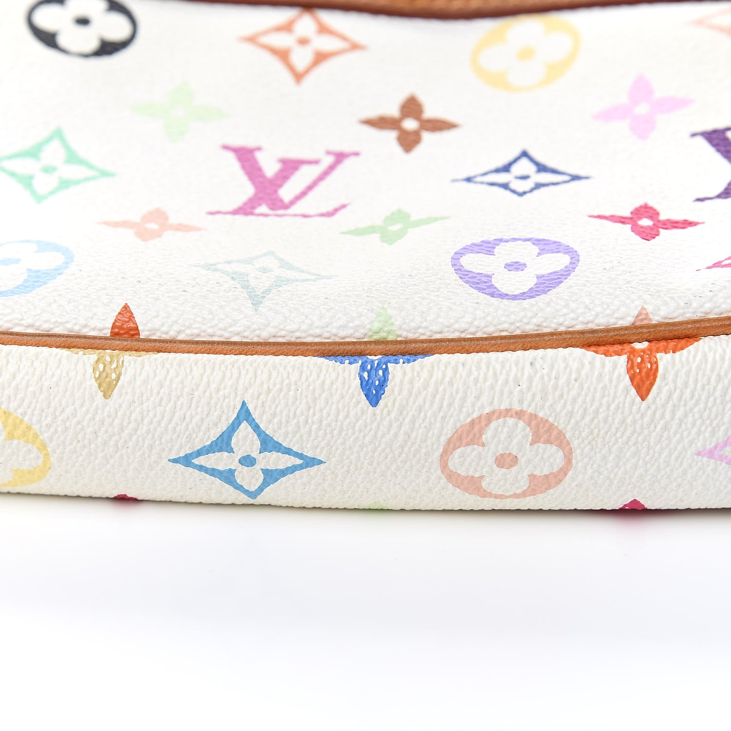 Louis Vuitton Monogram Multicolor Pochette Accessories White 8 of 15