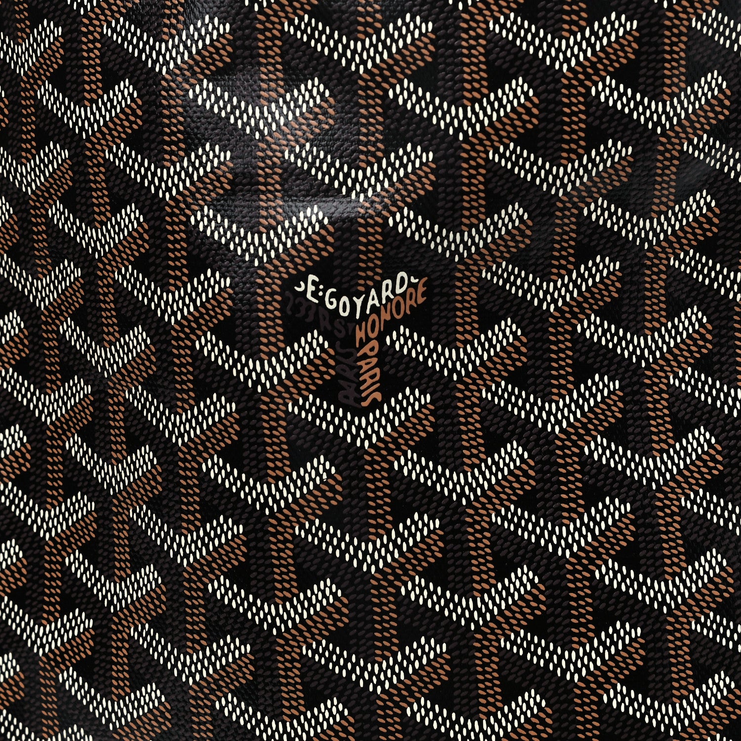 Goyard Goyardine Saint Louis GM Black Gold 7 of 9