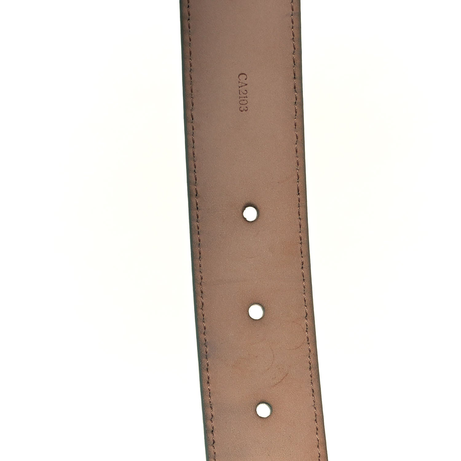 Louis Vuitton Epi Electric 40mm LV Initiales Belt 90 36 Amande 5 of 6