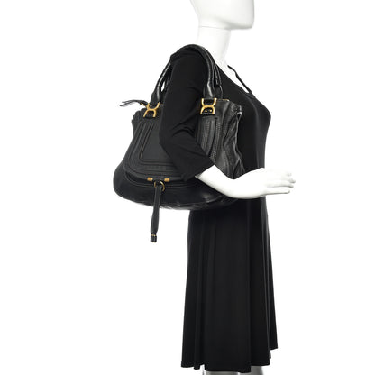 Chloe Calfskin Medium Marcie Satchel Black 2 of 10