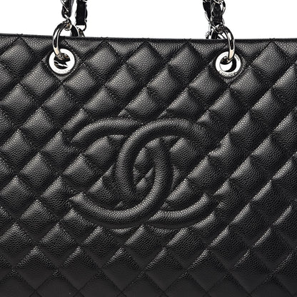 Chanel Caviar Quilted XL Grand Shopping Tote GST Black 10 of 10