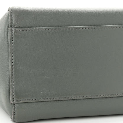 Fendi Nappa Mini Peekaboo Iconic Satchel Fumo 11 of 11