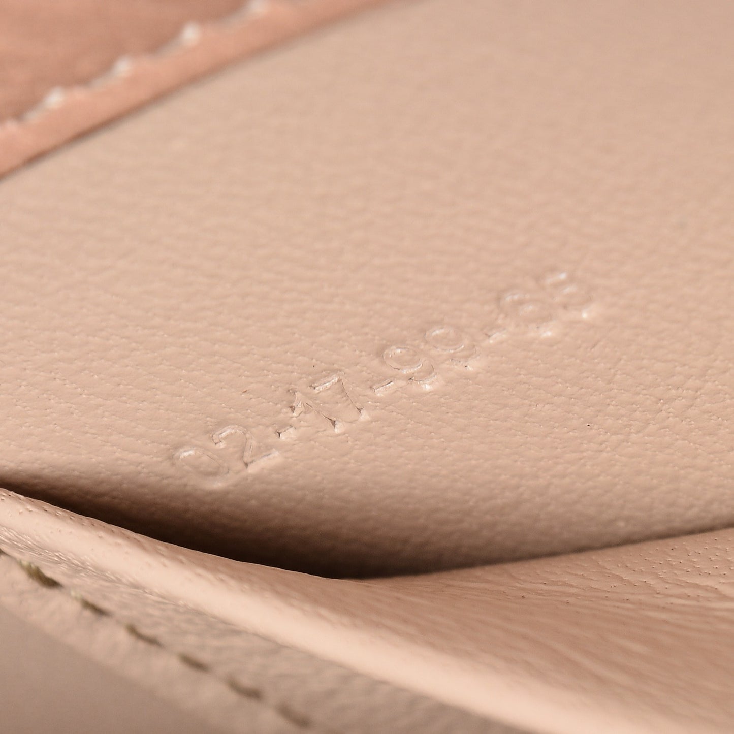Calfskin Small Nile Bracelet Minaudiere Bag Biscotti Beige