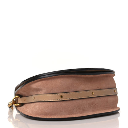 Chloe Calfskin Suede Small Nile Bracelet Bag Biscotti Beige 4 of 9